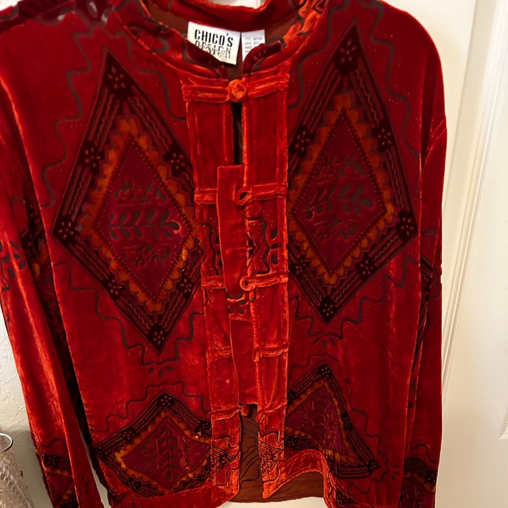 Stunning Red Chico jacket Size 2.